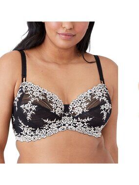 Wacoal Embrace Lace Underwire Bra Sz 36DD EUC Elegant Classic Comfortable